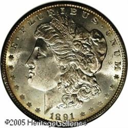 1891  MS65 NGC. Long an unheralded condition ra