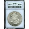 Image 1 : 1891-CC  MS64 ANACS. Very lightly toned at the