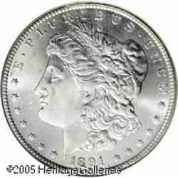 1891-CC  MS65 NGC. Untoned with an intense sati