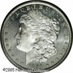 1891-CC  MS63 Deep Mirror Prooflike PCGS. A spa