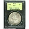 Image 1 : 1893  MS61 PCGS. Softly struck above Liberty's