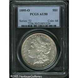 1895-O  AU50 PCGS. Light silvery-gray color wit