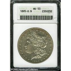 1895-O  AU53 ANACS. Light wear, attractive pale