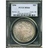 Image 1 : 1896  MS66 PCGS. Light multicolored toning grac