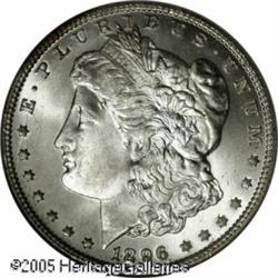 1896  MS67 NGC. A frosty white coin which shows