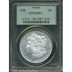 1896  MS65 Deep Mirror Prooflike PCGS. Deeply r