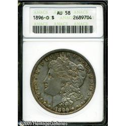 1896-O  AU58 ANACS. Well struck and uncommonly