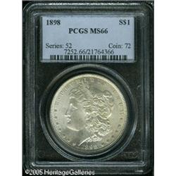 1898  MS66 PCGS. Well struck and fully lustrous