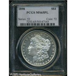 1898  MS65 Prooflike PCGS. Seemingly pristine o
