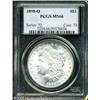 Image 1 : 1898-O  MS66 PCGS. Nearly untoned, with bright,