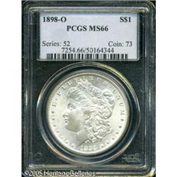 1898-O  MS66 PCGS. Smooth, lustrous surfaces di