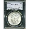 Image 1 : 1898-O  MS66 PCGS. Smooth, lustrous surfaces di