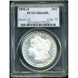 1898-O  MS66 Prooflike PCGS. A lovely prooflike