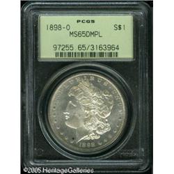 1898-O  MS65 Deep Mirror Prooflike PCGS. A bold