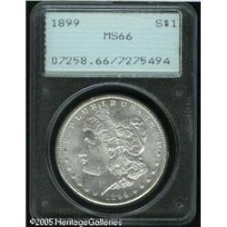 1899  MS66 PCGS. Satiny and untoned, with brigh