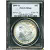 Image 1 : 1899-O  MS66 PCGS. Smooth, satiny surfaces emit