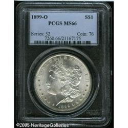 1899-O  MS66 PCGS. This is a typically smooth c