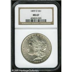 1899-O  MS67 NGC. A superior example of this co