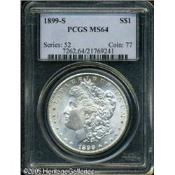 1899-S  MS64 PCGS. Adequately struck, with brig