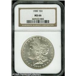1900  MS66 NGC. This lustrous, well struck Morg