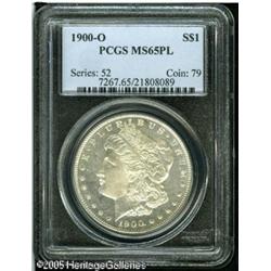 1900-O  MS65 Prooflike PCGS. Bright surfaces ar