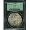Image 1 : 1900-S  MS64 PCGS. Pale gold toning with full u