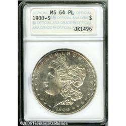 1900-S  MS64 Prooflike ANACS. Whispers of russe