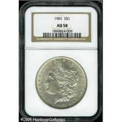 1901  AU58 NGC. Generally well struck and brill
