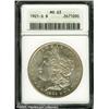 Image 1 : 1901-S  MS63 ANACS. Light gold color, booming l