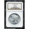Image 3 : 1921  MS65 NGC. The popular Peace dollar made i