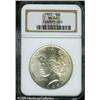 Image 1 : 1923  MS66 NGC. Satiny surfaces lack any grade-
