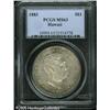 Image 3 : 1883  Hawaii Dollar MS63 PCGS. Full, unbroken f
