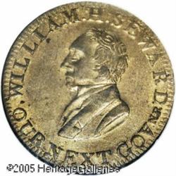 (1834) William Seward Hard Times Token MS65 NGC. Lo
