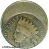 Image 1 : Undated 1C  Indian Cent--Struck 35% Off Center--Fine