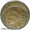 Image 1 : Undated 1C Indian Cent--Struck 25% Off Center--AU55 P