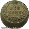 Image 2 : Undated 1C Indian Cent--Struck 25% Off Center--AU55 P