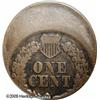 Image 2 : 1865 1C  Indian Cent--Struck 30% Off Center--Fancy 5