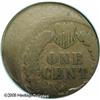 Image 2 : 1873 1C  Open 3 Indian Cent--Struck 35% Off Center--G