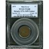 Image 3 : 1875 1C  Indian Cent--Struck 12% Off Center--VG8 PCGS