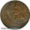 Image 1 : 1901 1C  Indian Cent--Struck 30% Off Center--VF30 PCG
