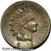 Image 1 : 1902 1C  Indian Cent--Brockage, Corroded--ANACS. VF D