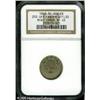Image 3 : 1869 5C  Shield Nickel--Struck 25% Off Center at 11:3