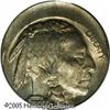 Image 1 : 1920 5C  Buffalo Nickel--Struck 15% Off Center--MS63
