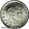 Image 1 : 1906-D 50C  Barber Half Dollar--Struck 3% Off Center-