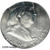 Image 1 : 1962 50C  Franklin Half Dollar--Struck on a Quarter P
