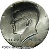 Image 1 : 1966 50C  Kennedy Half Dollar--Struck on a Quarter Do