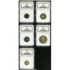 Image 1 : 1938 1C  Proof Set NGC. This five piece set include
