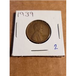 1939 Wheat Penny Great Detail