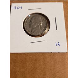 1964 Jefferson Nickel