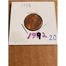 1992 Lincoln Penny Great Detail